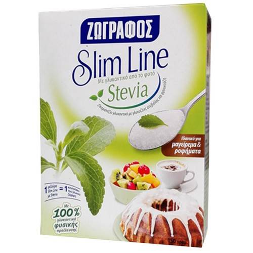 ΖΩΓΡΑΦΟΣ slim line green στέβια σε σκόνη 150gr