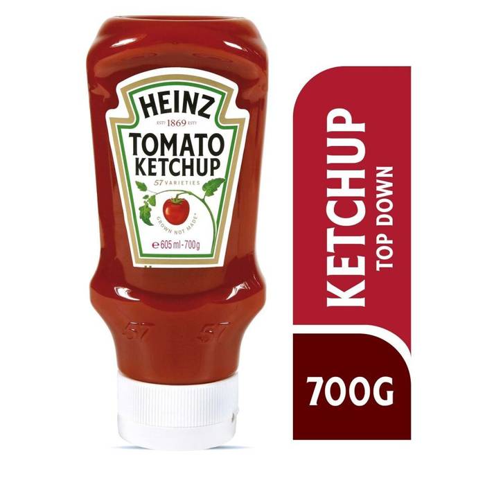 HEINZ ketchup top down 700gr