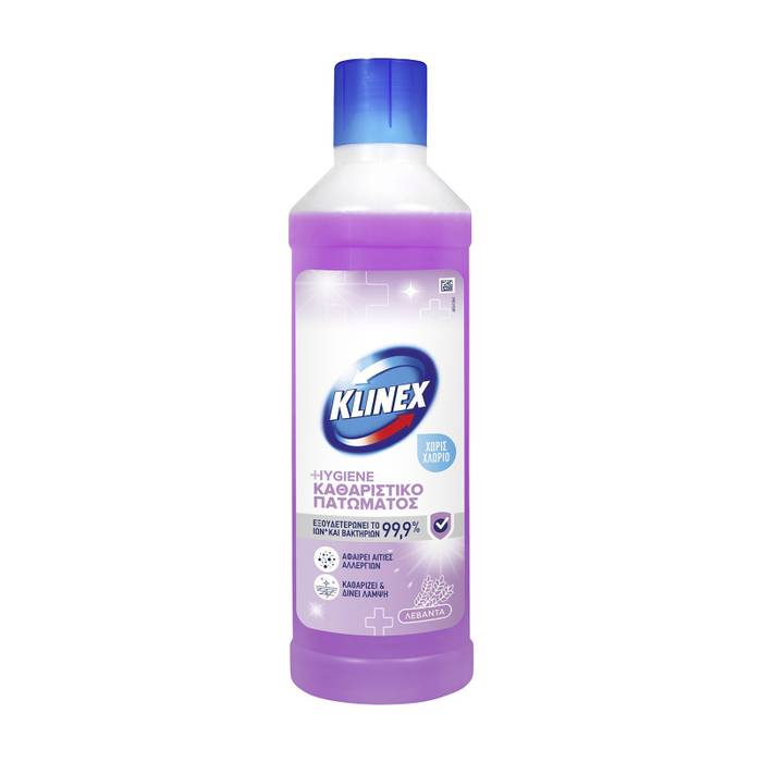 KLINEX hygiene υγρό καθαριστικό πατώματος λεβάντα 1lt