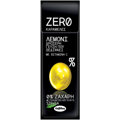 ΛΑΒΔΑΣ Zero καραμέλες Λεμόνι 0% ζάχαρη 32gr