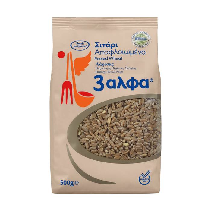 3ΑΛΦΑ σίτος σκληρός αποφλοιωμένος 500gr