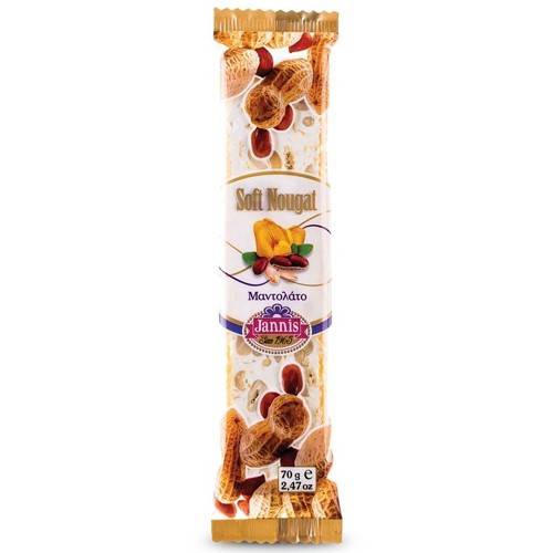 JANNIS μαντολάτο με φυστίκια 70gr