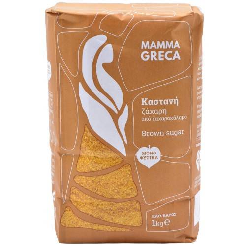 MAMMA GRECA καστανή ζάχαρη 1kg
