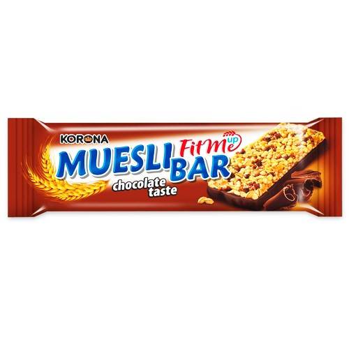 KORONA-M Muesli μπάρα δημητριακών με σοκολάτα 50gr