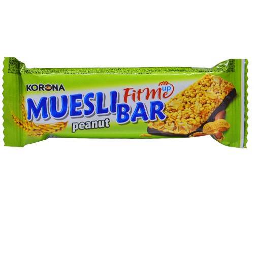 KORONA-M Muesli μπάρα δημητριακών με φυστίκι 50gr