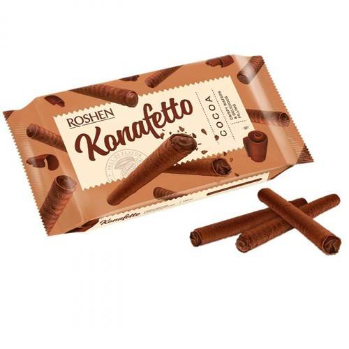 ROSHEN πουράκια konafetto γεμιστά με κρέμα κακάο 140gr
