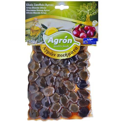 ΑΓΡΩΝ ΠΟΙΗΜΑΤΑ ελιές ξανθές Άρτας 250gr