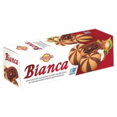 ΒΙΟΛΑΝΤΑ μπισκότα bianca με γέμιση φουντουκιού 150gr