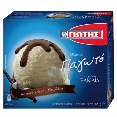 ΓΙΩΤΗΣ μίγμα για παγωτό με γεύση βανίλια 428gr