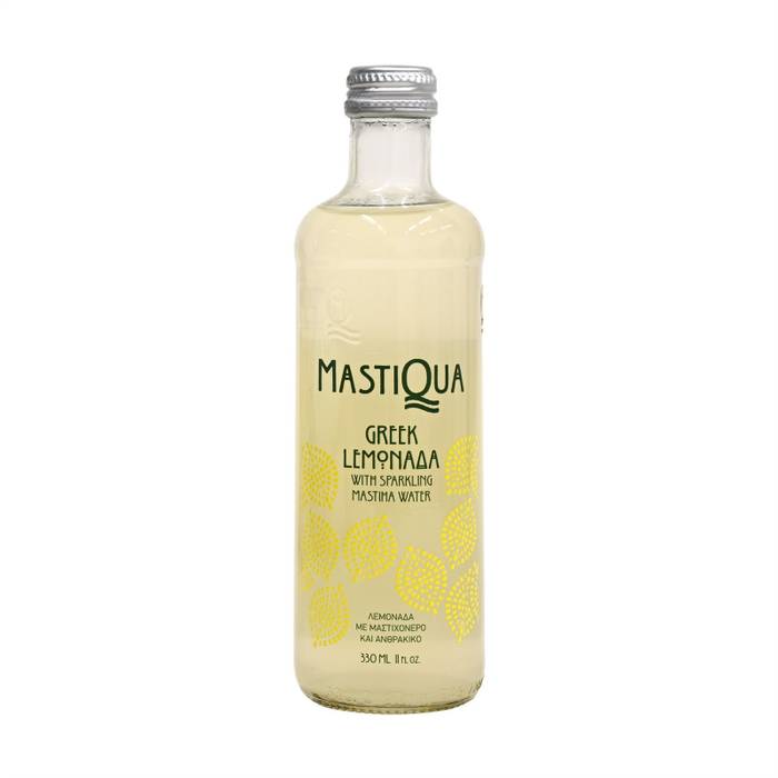 MASTIQUA ανθρακούχο νερό με μαστίχα και λεμόνι 330ml