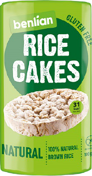 BENLIAN FOOD Rice Cakes ρυζογκοφρέτα natural 100gr