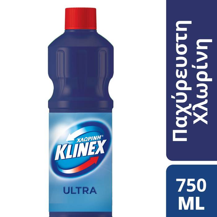 KLINEX χλωρίνη παχύρρευστη μπλε 750ml