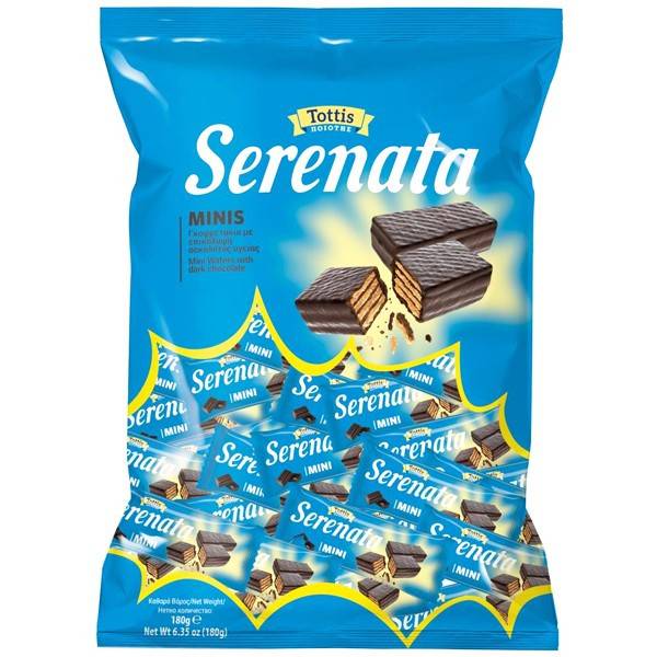 BINGO Serenata γκοφρετάκια mini με σοκολάτα υγείας 180gr