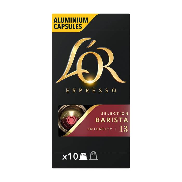 L'OR καφές espresso Barista σε κάψουλες συμβατές με μηχανή Nespresso 10τεμ