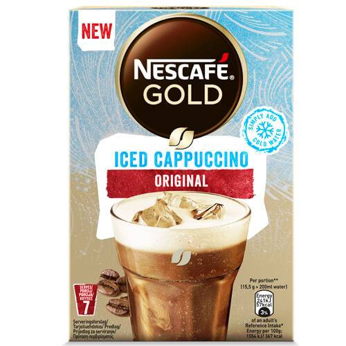 NESCAFE gold στιγμιαίος καφές σε sticks iced cappuccino 7x15,5gr