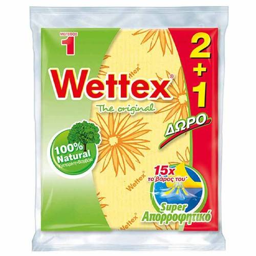 WETTEX πανάκια No1 3τεμ