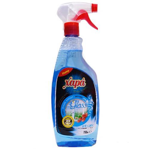 ΧΑΡΑ υγρό καθαριστικό spray τζαμιών 750ml