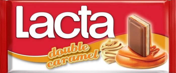 LACTA σοκολάτα double caramel 100gr