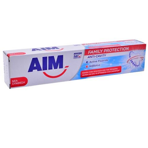 AIM οδοντόκρεμα family protection anti-cavity 75ml