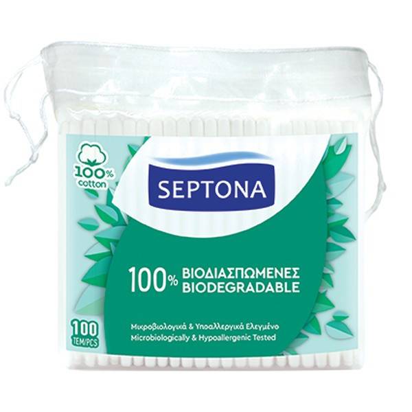 SEPTONA ωτοκαθαριστές βιοδιασπώμενοι 200τεμ