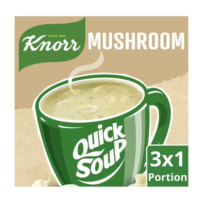 KNORR quick soup μανιταρόσουπα 3x15gr