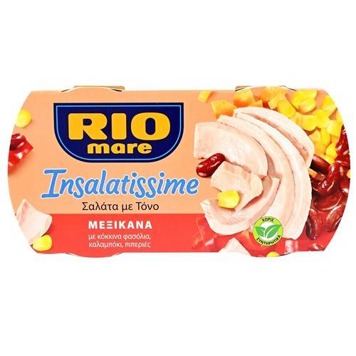 RIO MARE insalatissime σαλάτα με τόνο mexicana 2x160gr