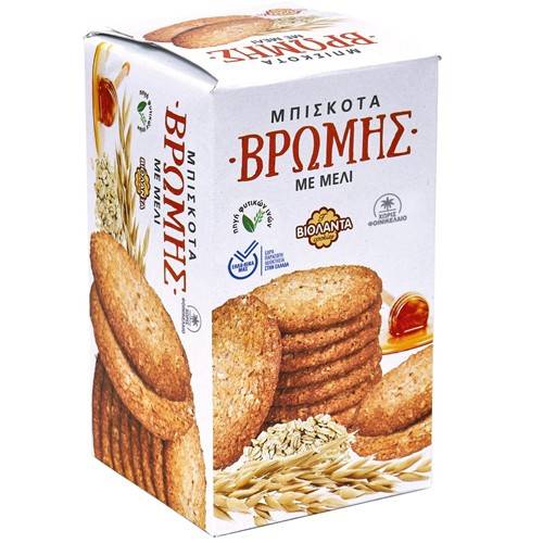 ΒΙΟΛΑΝΤΑ μπισκότα βρώμης με μέλι 200gr