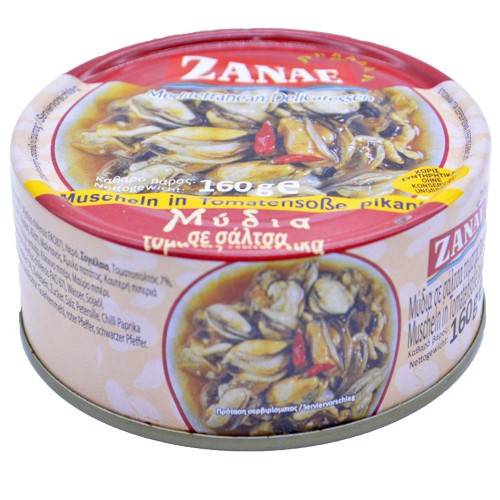 ΖΑΝΑΕ μύδια πικάντικα 160gr