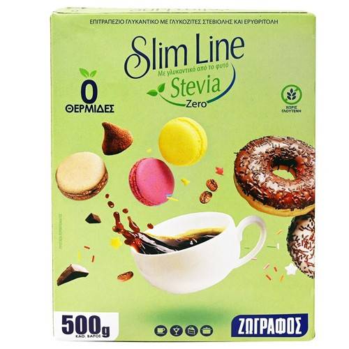 ΖΩΓΡΑΦΟΣ slim line γλυκαντικό stevia 500gr