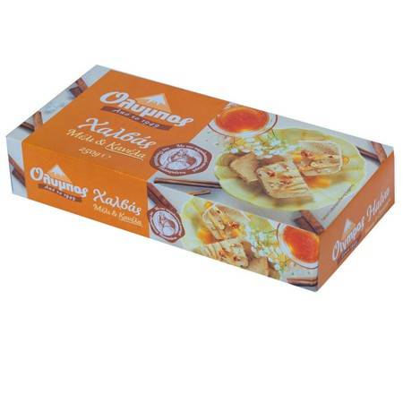 ΟΛΥΜΠΟΣ χαλβάς με μέλι και κανέλα 250gr