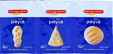 ΜΥΛΟΙ ΑΓΙΟΥ ΓΕΩΡΓΙΟΥ ξηρή μαγιά 3x8gr