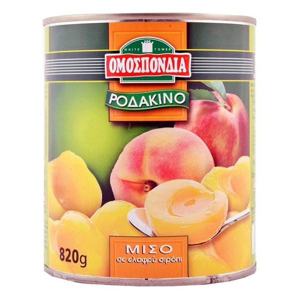 ΟΜΟΣΠΟΝΔΙΑ κομπόστα ροδάκινο 820gr