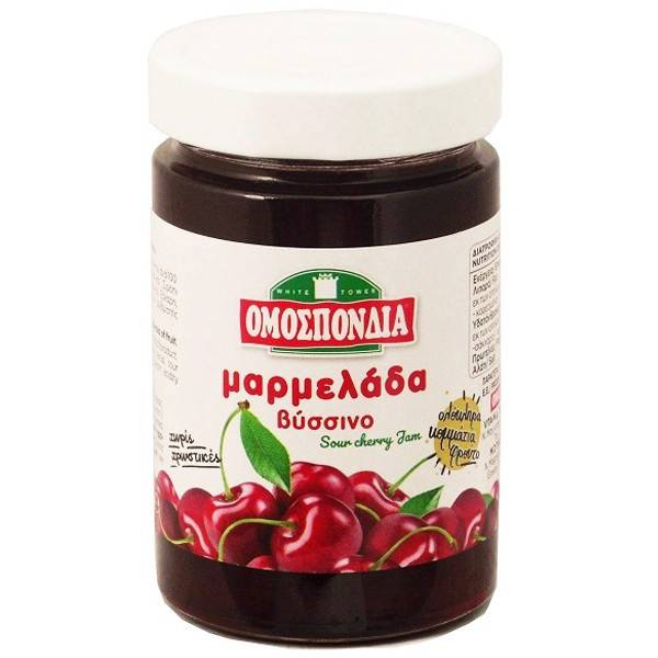 ΟΜΟΣΠΟΝΔΙΑ μαρμελάδα βύσσινο 360gr
