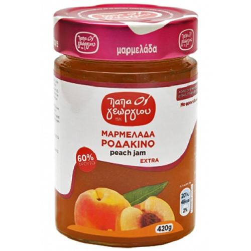 ΠΑΠΑΓΕΩΡΓΙΟΥ μαρμελάδα ροδάκινο 420gr