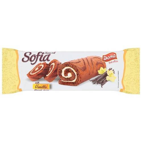DOMA κέικ ρολό με βανίλια 200gr
