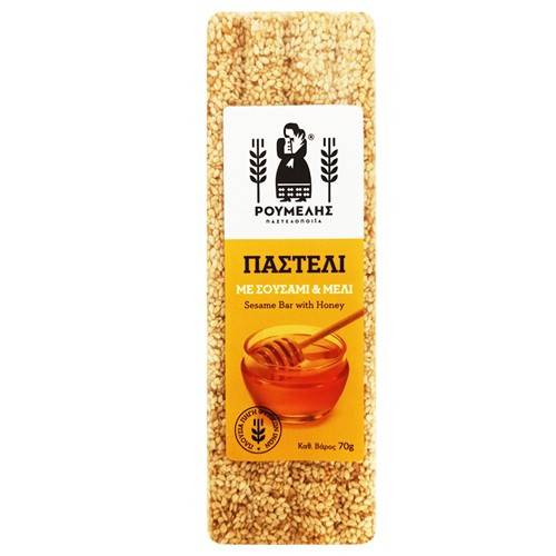 ΡΟΥΜΕΛΗΣ παστέλι με σουσάμι και μέλι 70gr