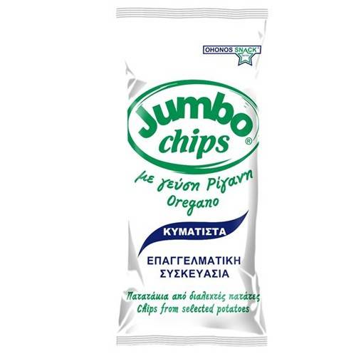 OHONOS SNACKS Jumbo chips κυματιστά με ρίγανη 280gr