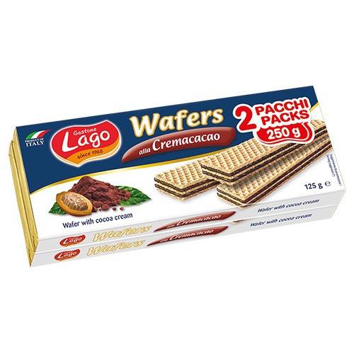 ELLEDI lago wafer doppio με κακάο 2x125gr