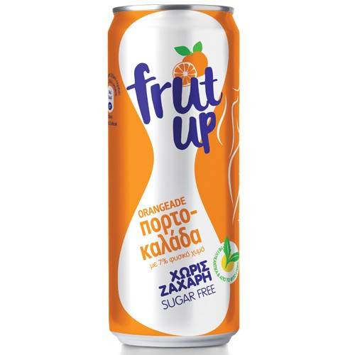 FRUT UP αναψυκτικό πορτοκαλάδα 330ml