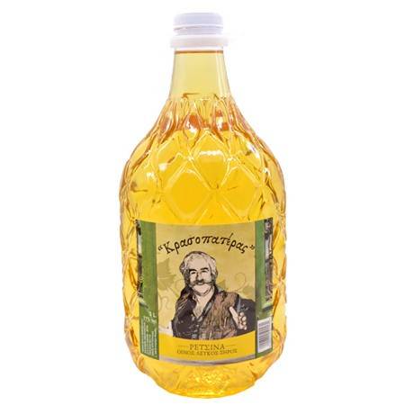 ΚΡΑΣΟΠΑΤΕΡΑΣ ρετσίνα 11% vol 3lt