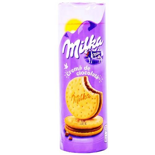 MILKA μπισκότα σάντουιτς με σοκολάτα 260gr