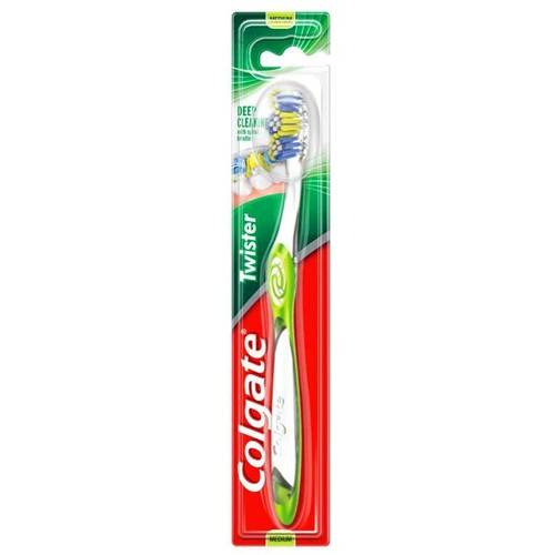 COLGATE οδοντόβουρτσα Twister Fresh σε διάφορα χρώματα μέτρια 1τεμ