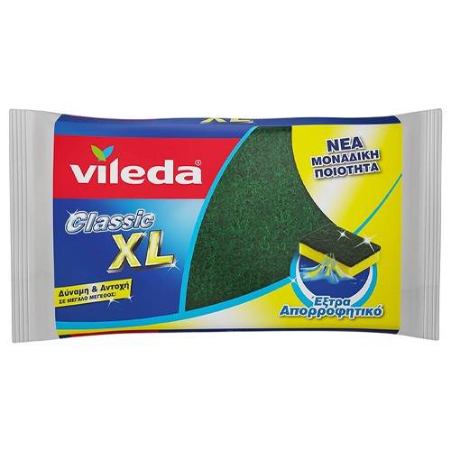 VILEDA σφουγγαράκι κουζίνας classic extra large 1τεμ