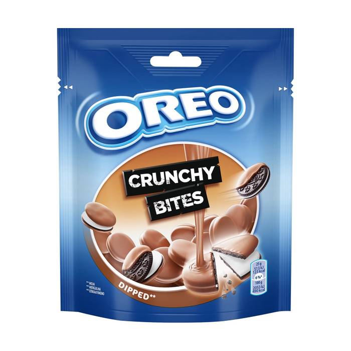 OREO μπισκότα crunchy bites dipped 110gr