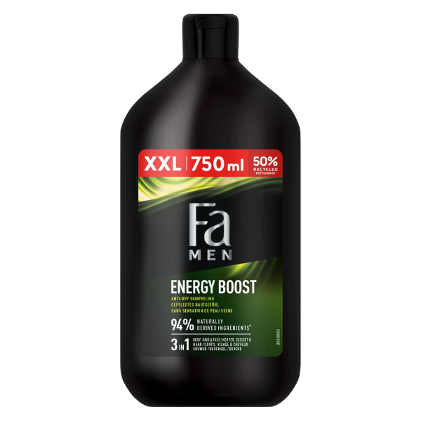 FA αφρόλουτρο men sport energy boost 750ml
