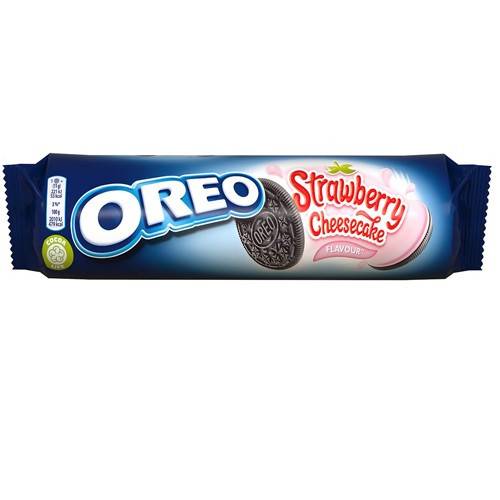 OREO μπισκότα με γέμιση φράουλα cheesecake 154gr